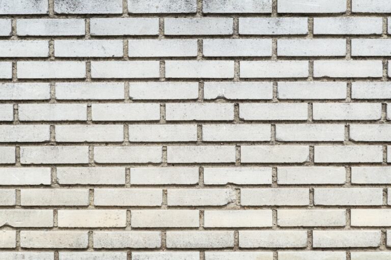 White brick wall texture